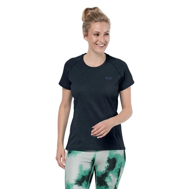 T-Shirt Jack Wolfskin Women Hydropore XT Midnight Blue