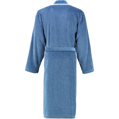 Badjas Cawö 1832 Kimono Men Blauw