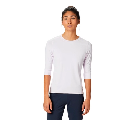 T-Shirt Mountain Hardwear Women Crater Lake 3/4 Crew Quartz