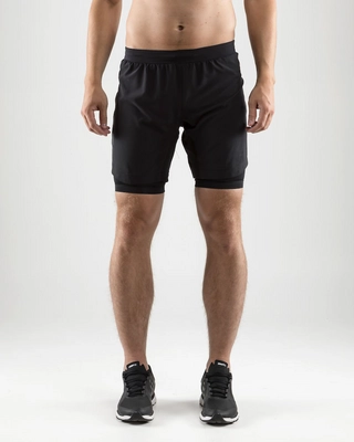 Sportbroek Craft Men Delta 2.0 2 In 1 Shorts Black