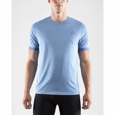 T-Shirt Craft Men Eaze SS Melange Tee Coast Melange