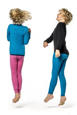Ondergoed Woolpower Kids Long Johns 200 Rose