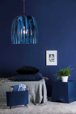 Tijdschriftenhouder Koziol Milano Deep Velvet Blue