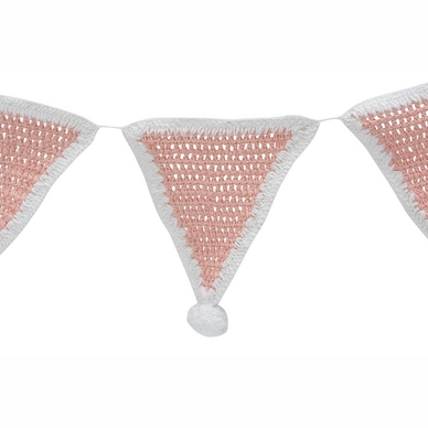 Slinger Kidsdepot Knitted Garland Pink Pompom 255 cm