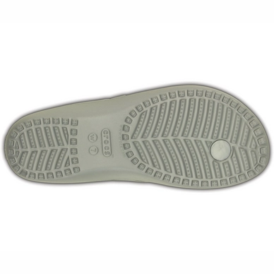 Damesslipper Crocs Kadee II Flip Silver