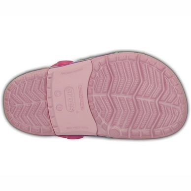 Sandaal Crocs Crocslights Rainbow Heart Pink