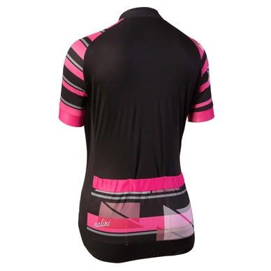 Fietsshirt Nalini Trendy Dames Zwart/Roze