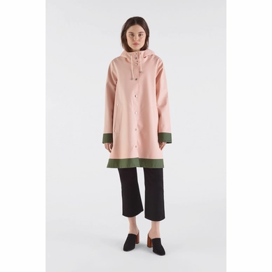 Regenjas Stutterheim Women Mosebacke Frame P. Pink G. Willow