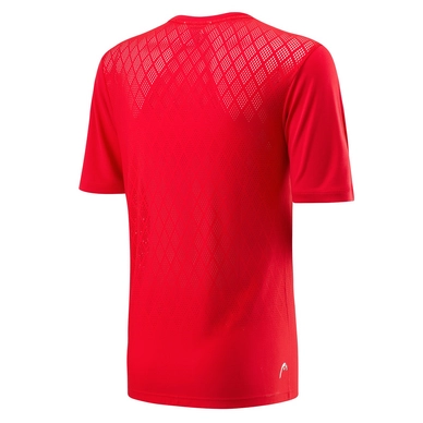 Tennisshirt HEAD Perf Crew Shirt Men Red