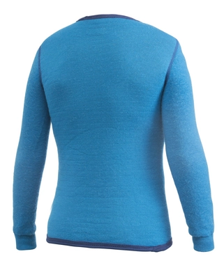 Ondershirt Woolpower Kids Crewneck 200 Light Blue