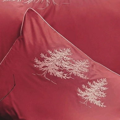 Bettwäsche Sylvie Thiriez In The Forest Rouge Perkal