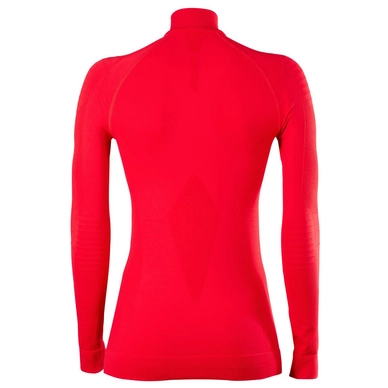 Skipully Falke Women Maximum Warm Zip Shirt Scarlet