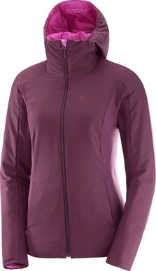 Jas Salomon Drifter Mid Hoodie Women Rose Violet Fig