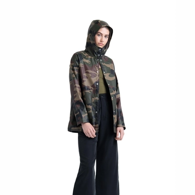 Jas Herschel Supply Co. Women's Rainwear Classic Woodland Camo/White Classic Logo