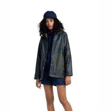 Jas Herschel Supply Co. Women's Rainwear Classic Dark Olive Plaid