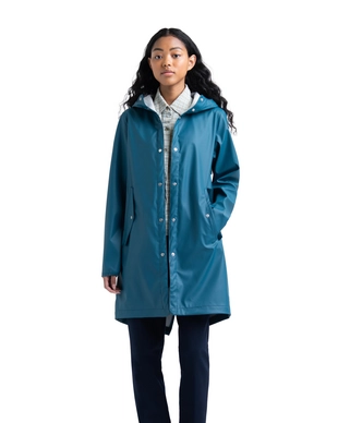 Jas Herschel Supply Co. Women's Rainwear Fishtail Parka Deep Teal