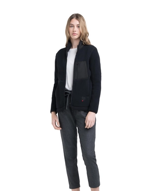 Vest Herschel Supply Co. Women's Guide Fleece Sherpa Full Zip Black
