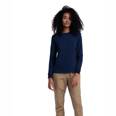 T-Shirt Herschel Supply Co. Women's Long Sleeve Tee Peacoat