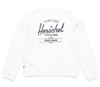 Trui Herschel Supply Co. Women's Crewneck Classic Logo Blanc de Blanc Black