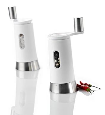 Peper- en zoutmolen AdHoc Pepisa Wit 16 cm