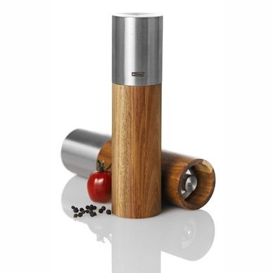 Peper- en zoutmolen AdHoc Acacia Goliath Bruin RVS 20 cm