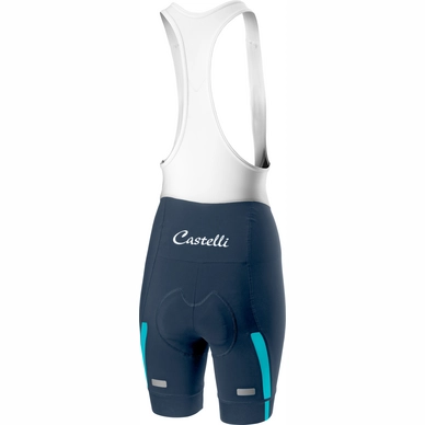 Fietsbroek Castelli Women Velocissima Bibshort Dark St Blue Turq