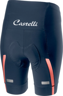 Fietsbroek Castelli Women Velocissima Short Dark St Blue Salmon