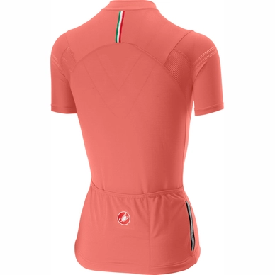 Fietsshirt Castelli Women Promessa 2 Jersey FZ Salmon
