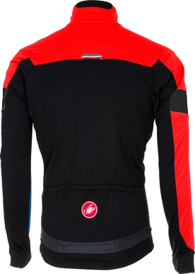 Fietsjack Castelli Men Transition Jacket Red Black