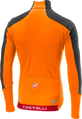 Fietsshirt Castelli Heren Trasparente 4 Jersey Orange Dark Gray