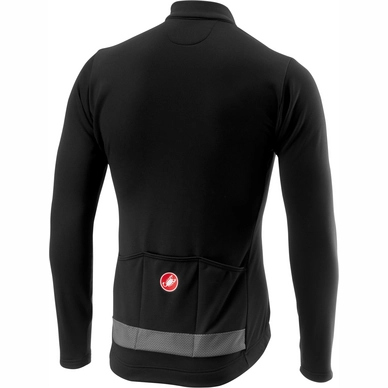 Fietsshirt Castelli Men Puro 3 Jersey Full Zip Light Black