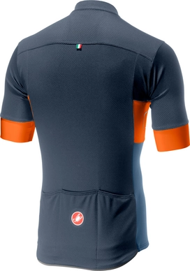 Fietsshirt Castelli Men Prologo VI Jersey D Blue Orange Blue