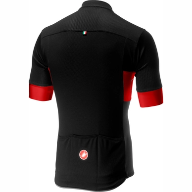Fietsshirt Castelli Men Prologo VI Jersey Black Red Black
