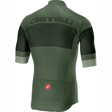 Fietsshirt Castelli Men Ruota Jersey FZ Sauge Green