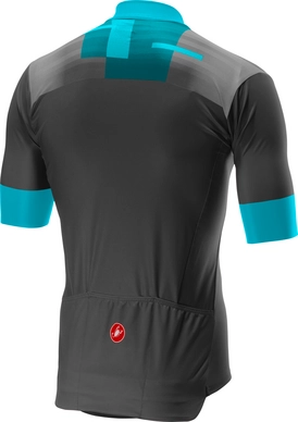 Fietsshirt Castelli Men A Bloc Jersey FZ Dark Gray