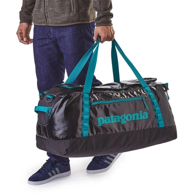 Reistas Patagonia Black Hole Duffel 90L Navy Blue w/Paintbrush Red