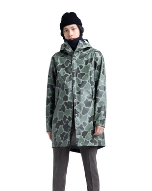 Jas Herschel Supply Co. Men's Rainwear Fishtail Parka Frog Camo