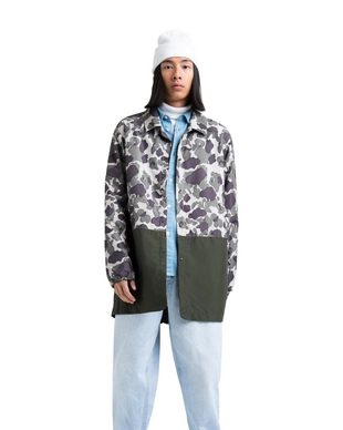 Jas Herschel Supply Co. Men's Voyage Long Coach Frog Camo/Dark Olive