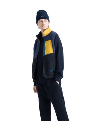 Bodywarmer Herschel Supply Co. Men's Guide Fleece Sherpa Vest Peacoat/Black