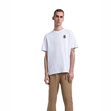 T-Shirt Herschel Supply Co. Men's Tee Sam Classic Logo Bright White