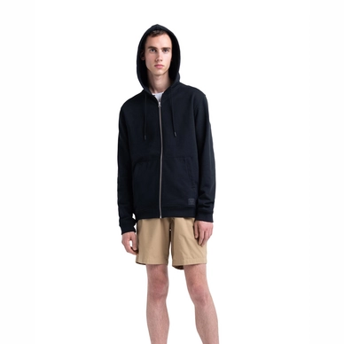Vest Herschel Supply Co. Men's Full Zip Hoodie Black