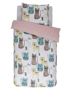 Bettwäsche Covers & Co Meow Multi Baumwolle