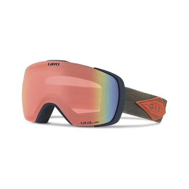 Skibril Giro Contact Turbulence Rust Mountain Division Vivid Ember /Vivid Infrared
