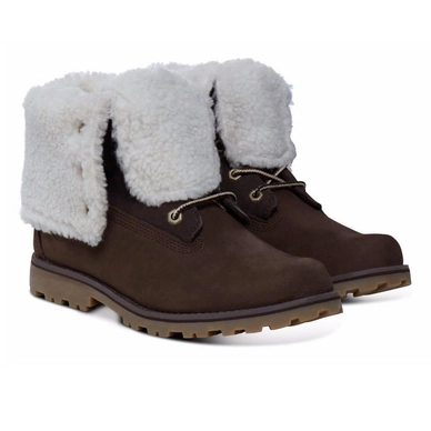Timberland 6" Waterproof Shearling Boot Youth Brown