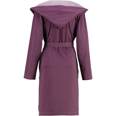 Badjas Lago 814 Uni Kort Capuchon Women Donkerrood