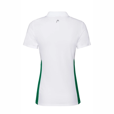 Polo HEAD Women Club Tech White Green