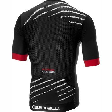 Fietsshirt Castelli Men Free Speed Race Jersey Black Black