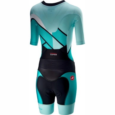 Speedsuit Castelli Women All Out Turquoise Green