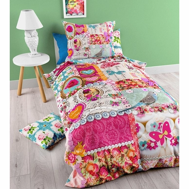 Dekbedovertrek So Cute Joy Multi Percal