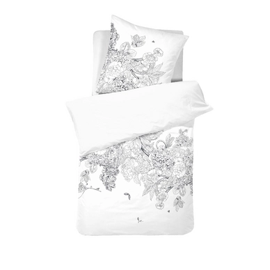 Bettwäsche Cinderella Mariette White Mako-Satin